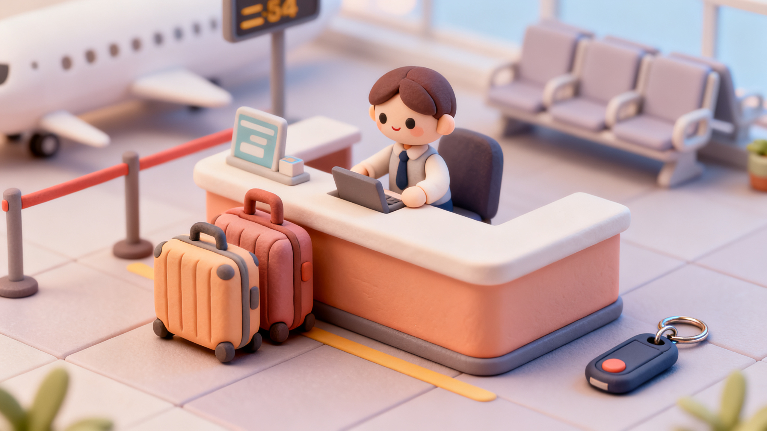 Clay diorama illustrating In-Network vs Out-of-Network  Questions Before You Enroll