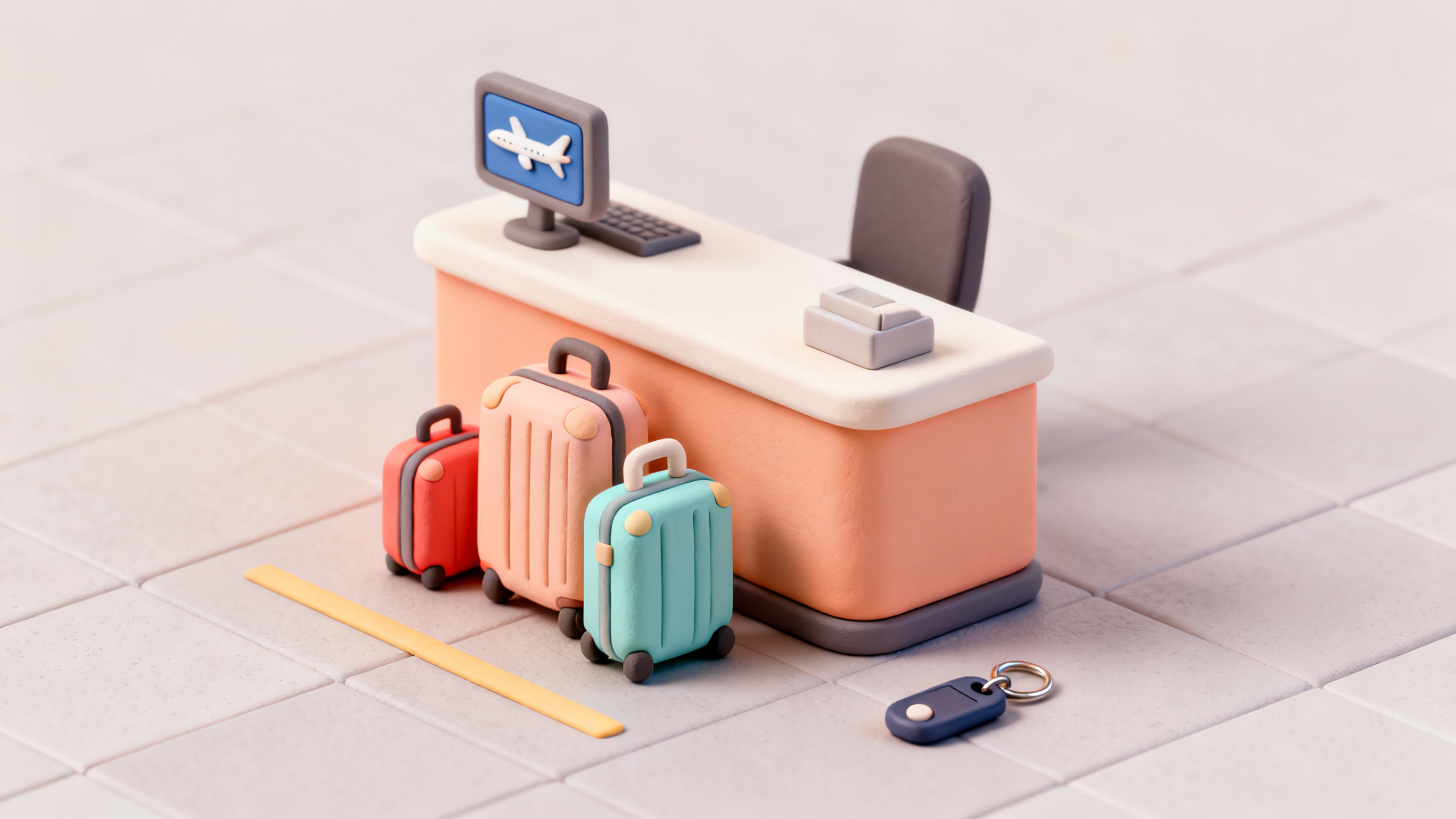 Clay diorama illustrating Medicare-Eligible Employees Still on a Group Plan