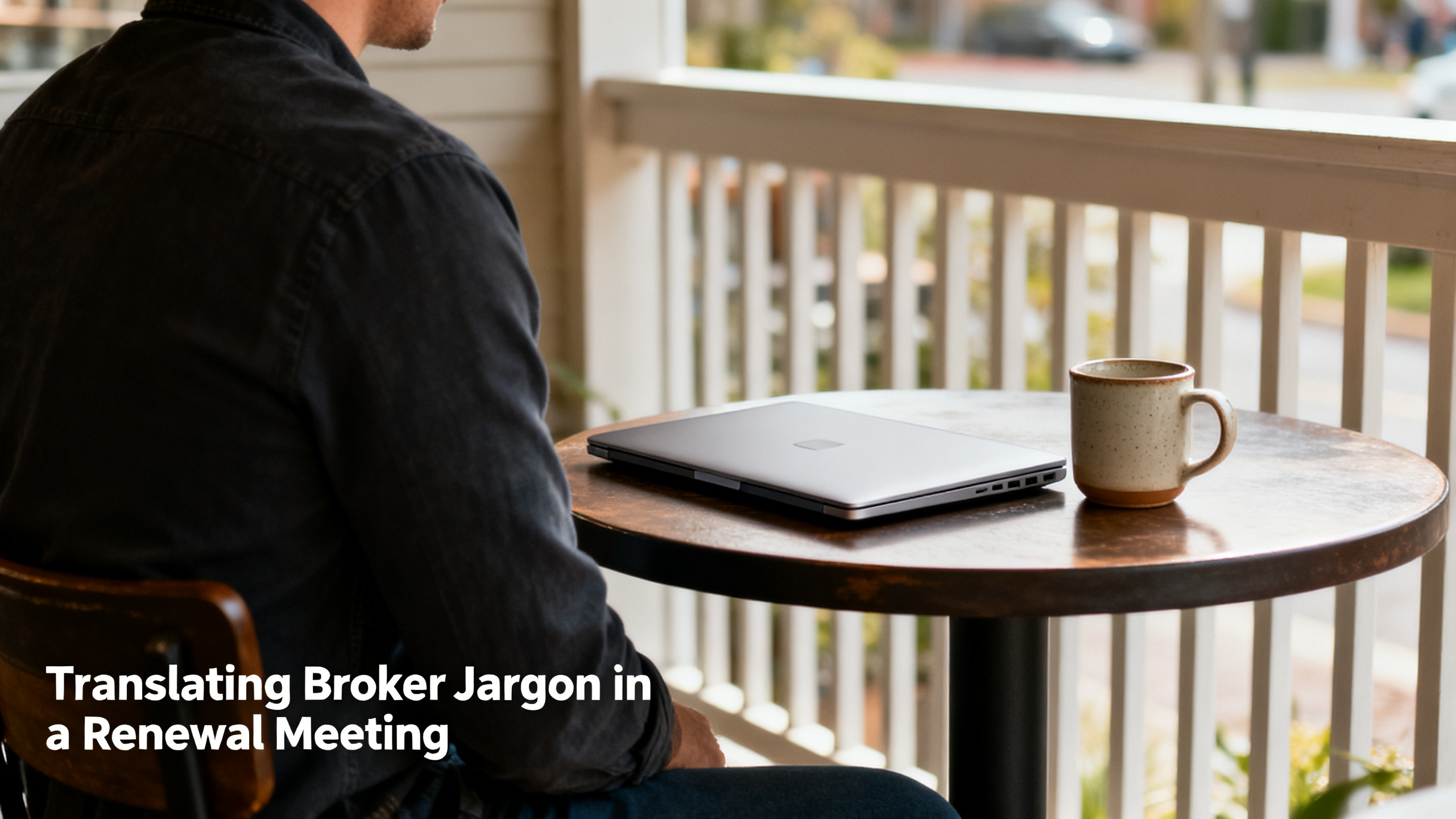 Lifestyle moment about Translating Broker Jargon in a Renewal Meeting